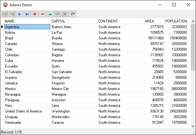 Adonis Component Suite demo example