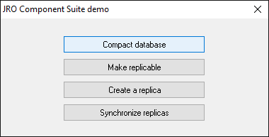 JRO Component Suite demo example