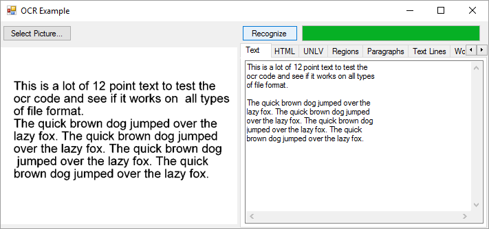 WinSoft Optical Character Recognition (OCR) for .NET v5.6 with Source